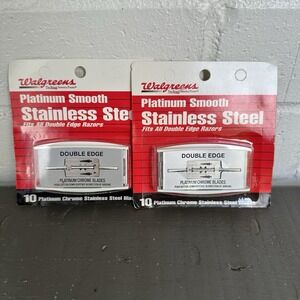 Walgreens Stainless Double-Edge Razor Blades (20 Count)‎